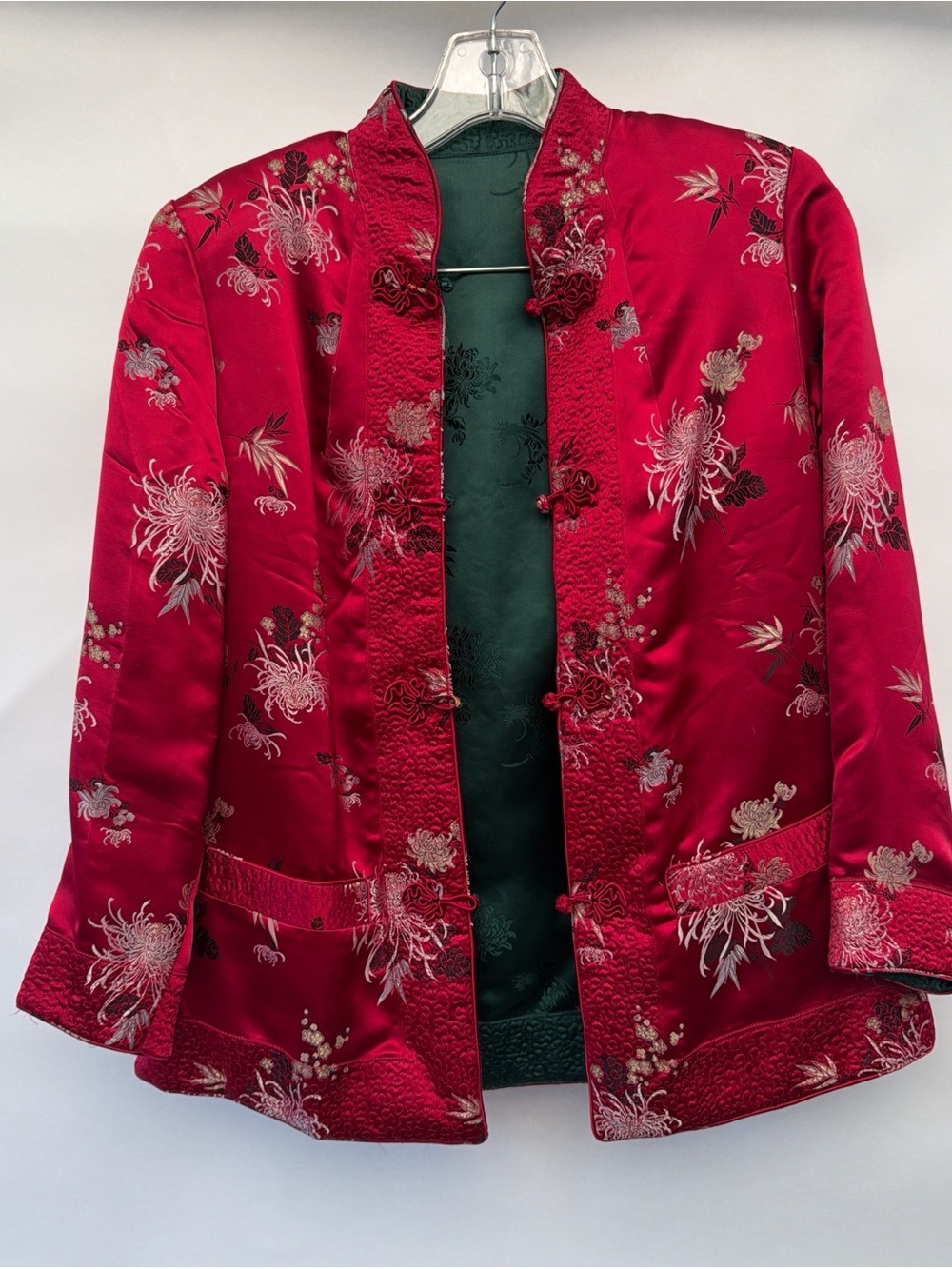 Vintage Peony Reversible Quilted Jacket